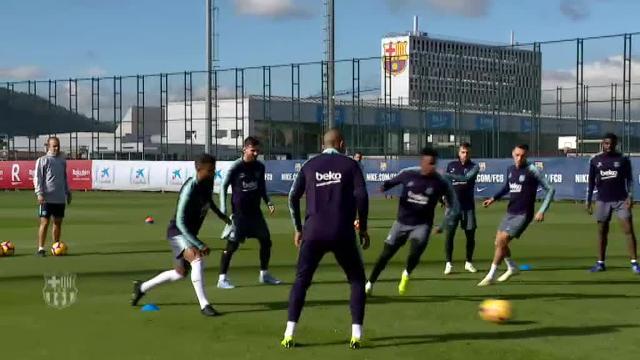 El Barça continúa preparando el partido ante el Betis