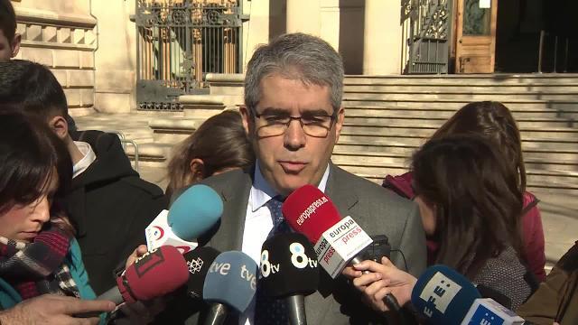 Francesc Homs, a las puertas del tribunal