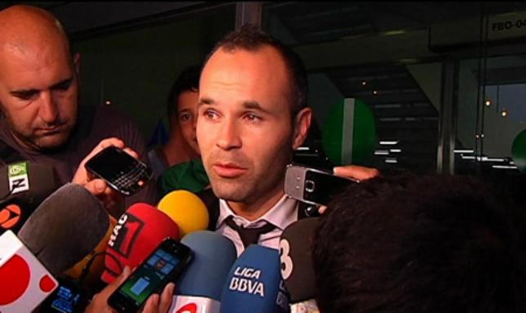 La UEFA elige a Iniesta como mejor jugador de Europa de la pasada temporada