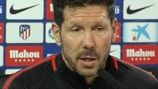 Simeone: "Sabemos mejor que nadie que tres minutos en una final pueden ser determinantes"