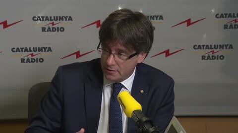 Carles Puigdemont, presidente de la Generalitat de Cataluña
