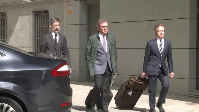 Jordi Pujol y su esposa, Marta Ferrusola