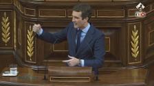 Casado debate sobre independentistas fugados