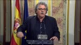 Joan Tardà llama a proclamar la «República Catalana» ante «el matrimonio de las derechas»