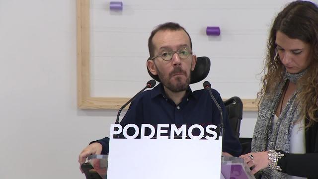 Pablo Echenique, secretario de Organización de Podemos