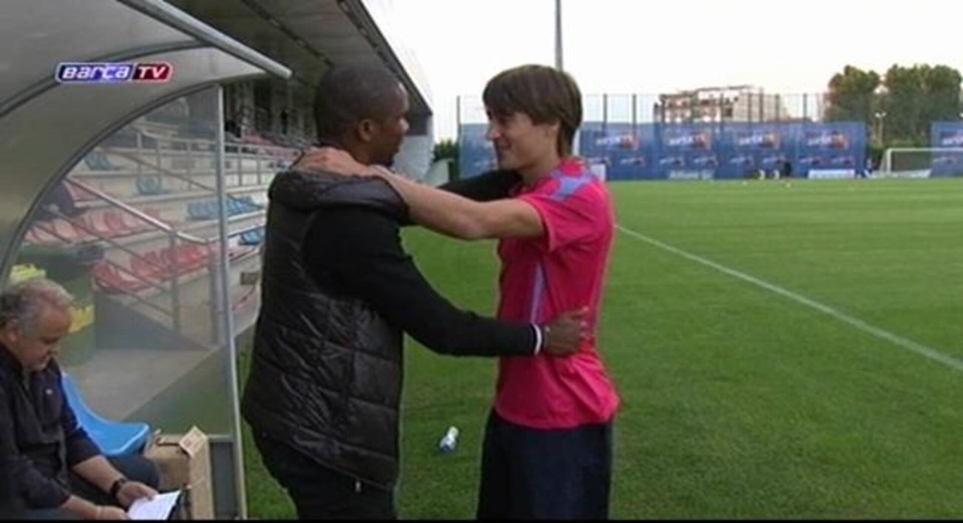 Guardiola y Eto'o recuperan el «feeling»