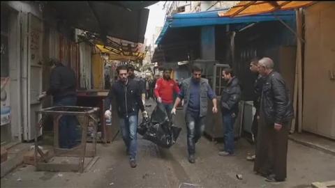 El mercado de Al-Sinek, en Bagdad, tras el doble atentado