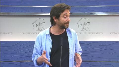 Rafael Mayoral en el Congreso de los Diputados