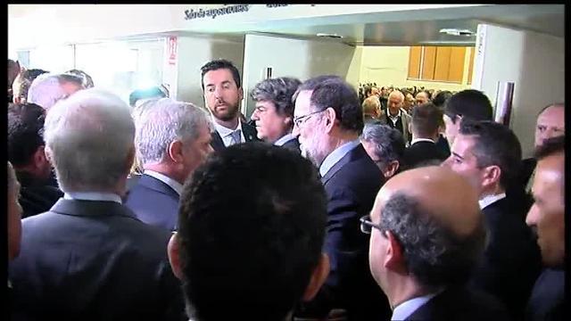 Rajoy, llega a la Conferencia de Presidentes celebrada en enero para tratar la financiación autonómica