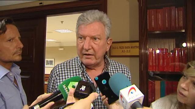 El líder de Ciudadanos, Albert Rivera, durante su intervención ayer en la sesión de control al Gobierno