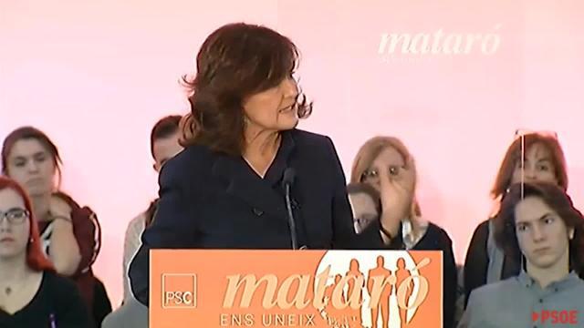 Calvo asegura que socialistas no utilizan Cataluña como &quot;otros&quot;