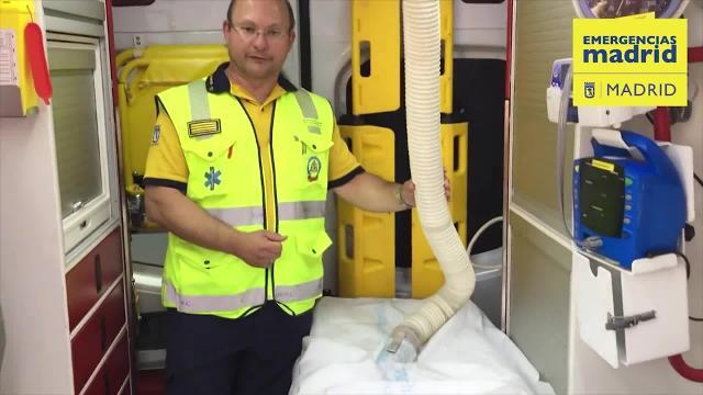 Samur utiliza una manta refrigerada para bajar los golpes de calor