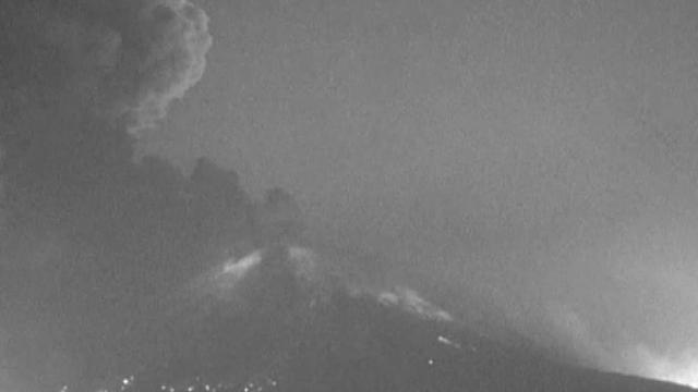 El volcán Popocatepelt vuelve a rugir