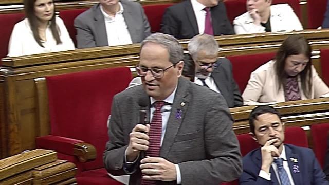 Torra: &quot;Ha mutado de juicio fake a juicio de la vergüenza&quot;