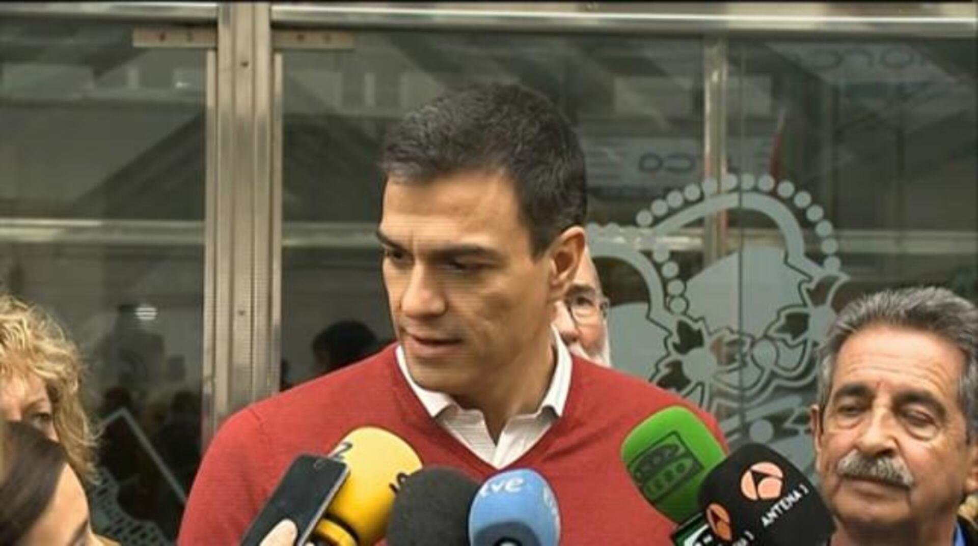 Pedro Sánchez este domingo junto a Miguel Ángel Revilla