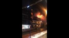 Dos muertos en el incendio de una estación de esquí en los Alpes franceses