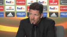 Simeone: "Ante el Arsenal hemos escrito una de las primeras páginas del Metropolitano"