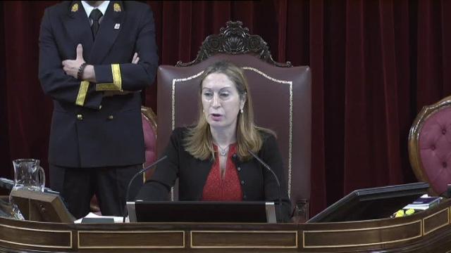 Los diputados del PDeCAT abandonaban el hemiciclo del Congreso