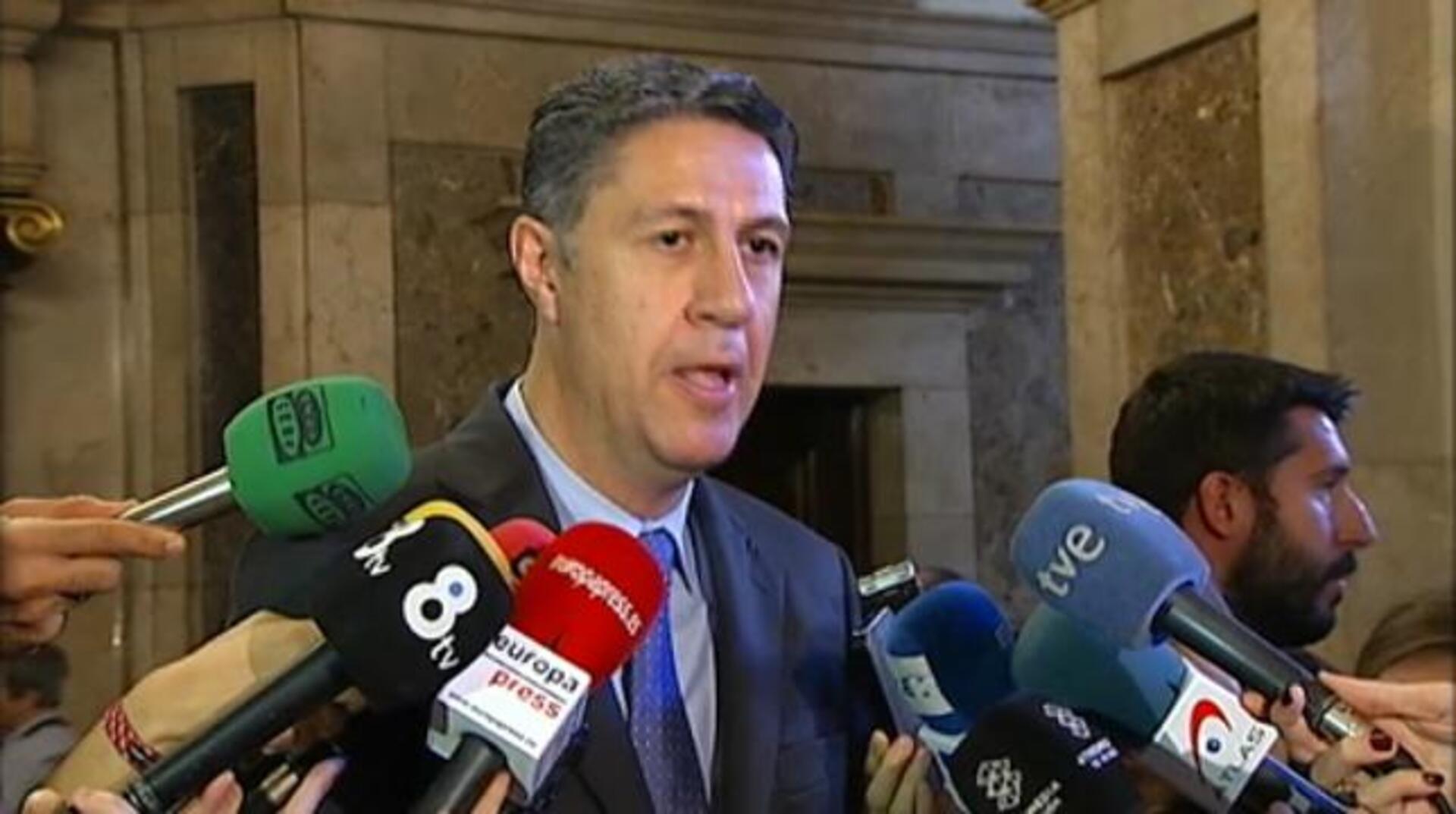 El líder del PPC en el Parlament, Xavier García Albiol