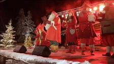 Papá Noel empieza su largo viaje desde Laponia