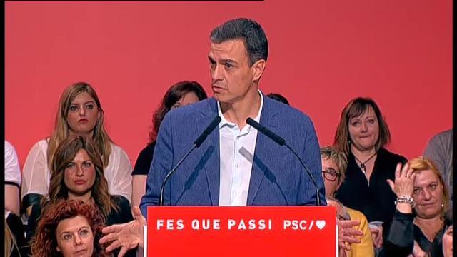 Sánchez, ante el &quot;raca raca&quot; independentista: &quot;Nunca significa nunca&quot;