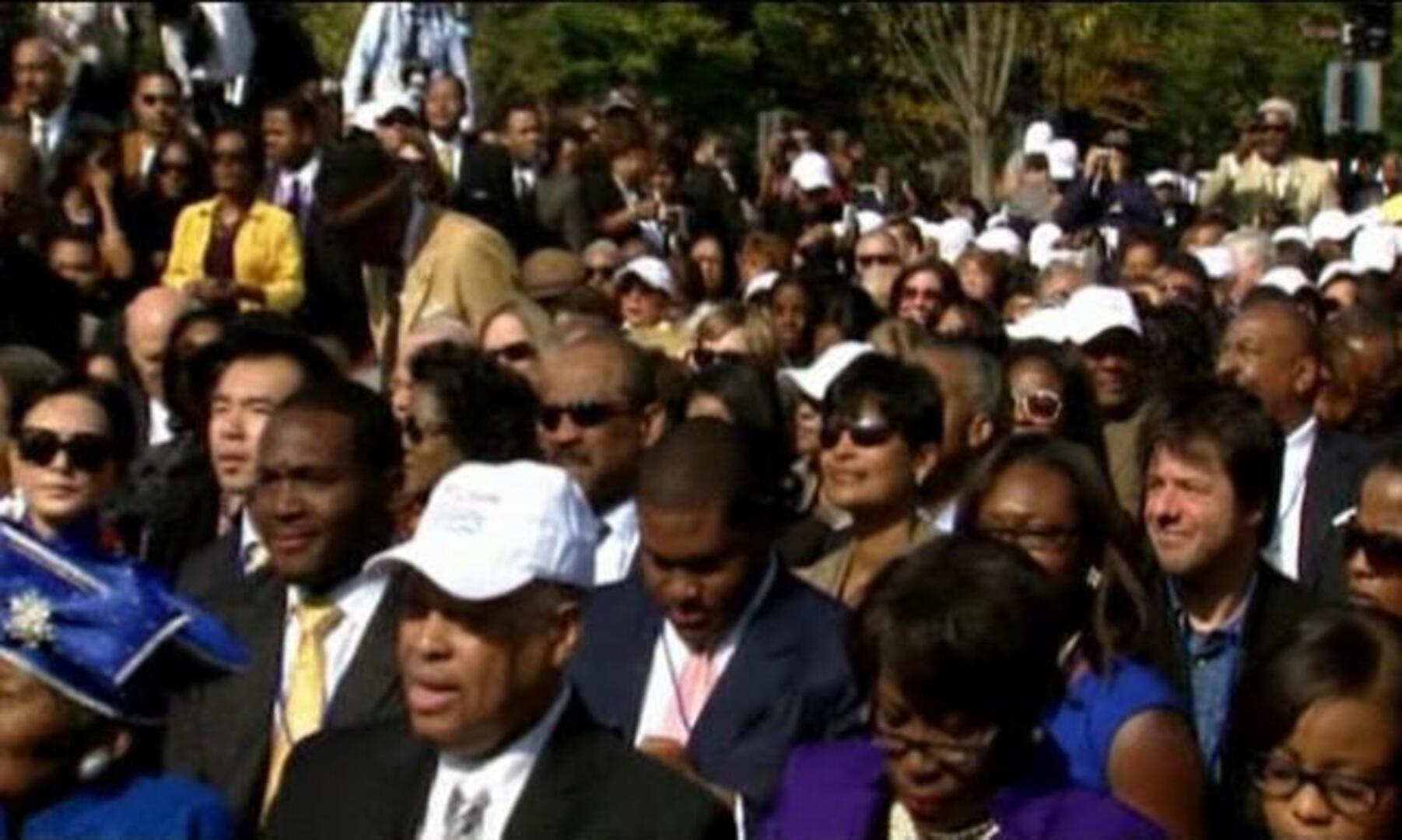 Obama inaugura el monumento a Luther King, el hombre que «sacudió nuestra conciencia»