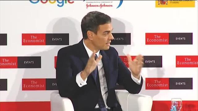 Pedro Sánchez, ayer, en el Senado