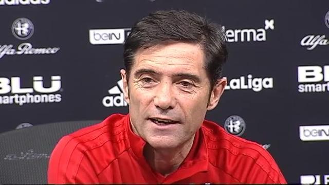 Marcelino sobre el partido ante el Sevilla: &quot;Nuestra intención es ganar&quot;