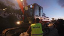 Maquinaria trabaja sin descanso en túnel vertical para rescatar a Julen