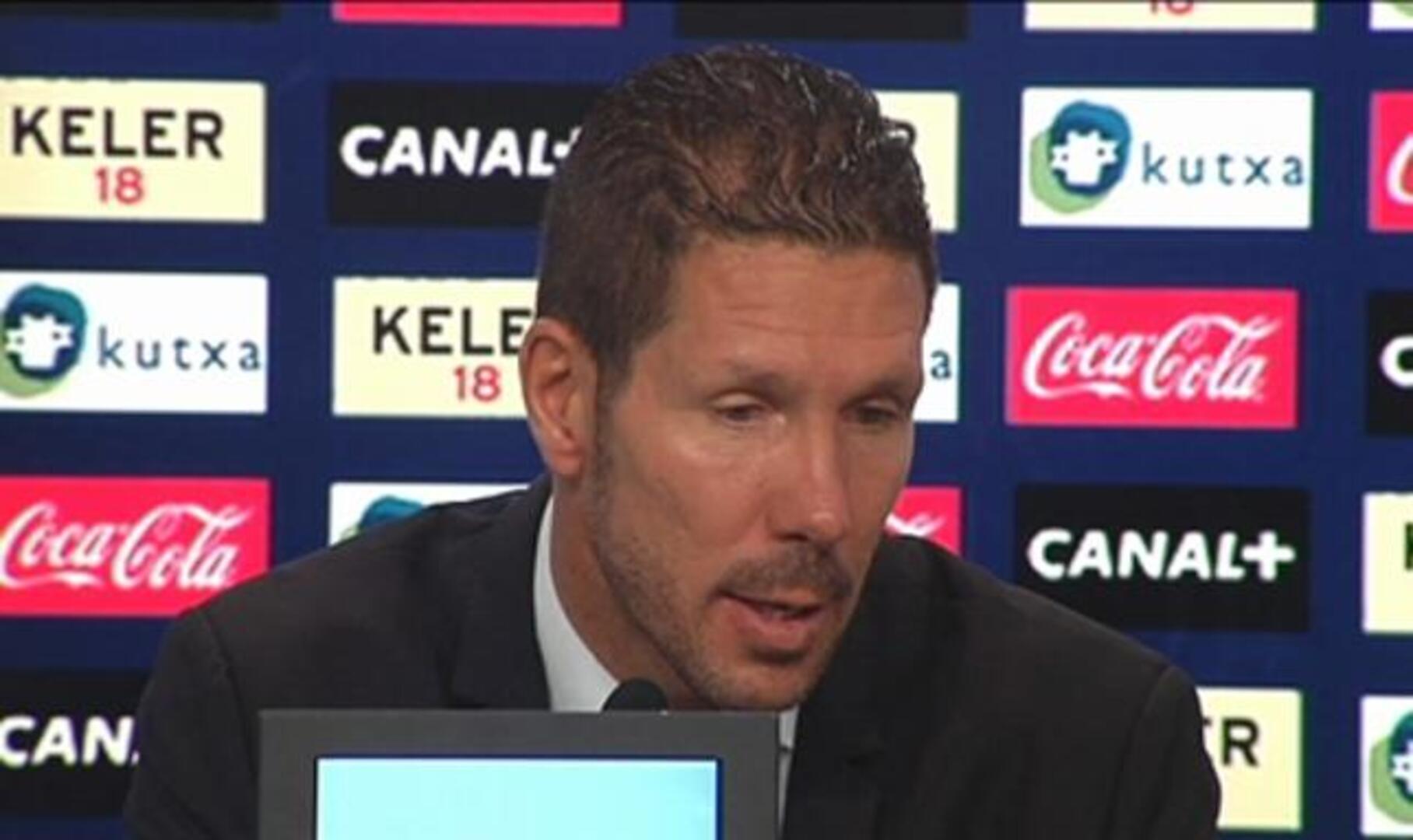 Simeone: «Falcao tomó la pelota desesperadamente para marcar»