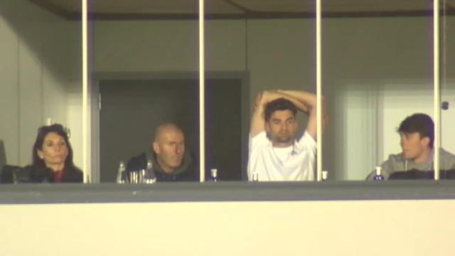 Zidane, testigo de la victoria del Castilla ante el Fabril