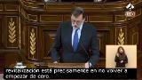 Rajoy pide "un nuevo impulso" al Pacto de Toledo-. Firma: ALX/JGI .-