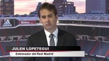 Florentino Pérez presenta a Lopetegui como nuevo entrenador