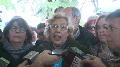 Manuela Carmena, junto a Cristina Cifuentes en su último encuentro