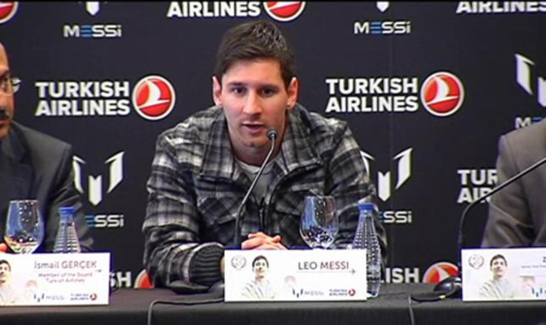 Messi: «Me encuentro bien. Por suerte fue solo un golpe»