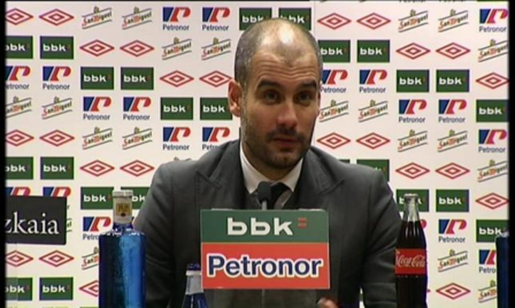 Guardiola: «Ha sido un canto al fútbol de una exigencia extrema»