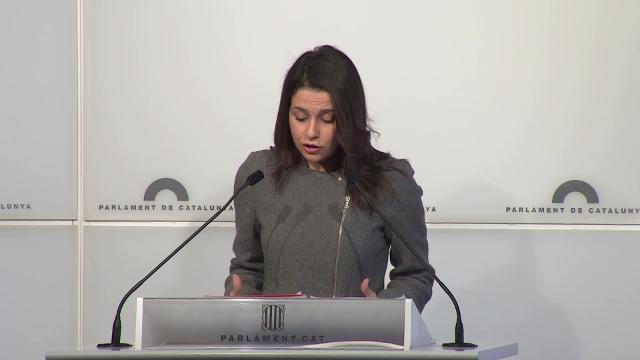 Vídeo: Arrimadas (C's) pedirá una reunión al Gobierno