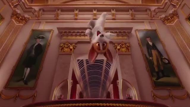 La Reina Isabel II y su perro corgi, se convierten en dibujos animados