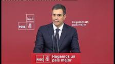 Pedro Sánchez: «El debate del 155 está superado. La respuesta es sí, lo habría»