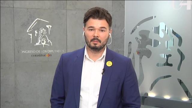 Rufián: &quot;Espero equivocarme, pero creo que las sentencias serán muy duras&quot;