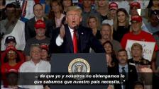 Donal Trump: "Cualquiera que vote ahora por un demócrata está loco"