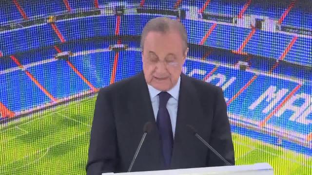 Florentino Pérez: &quot;La leyenda debe continuar con jugadores como Hazard&quot;