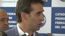 Lopetegui, "encantado" con el nivel de Iniesta: "Espero que lo mantenga en el Mundial"