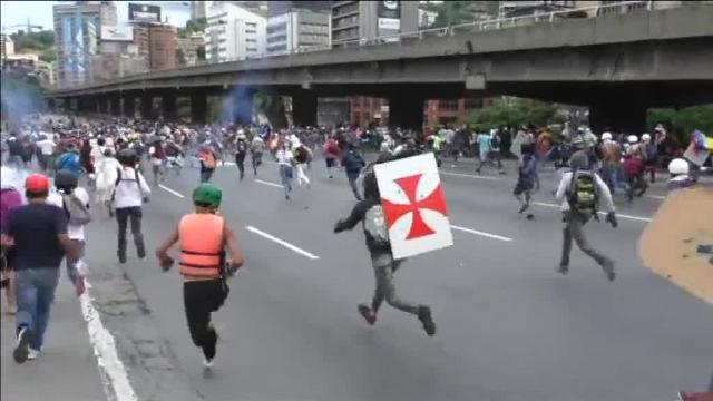 Imagen de dentro de un supermercado saqueado en San Antonio del Táchira, Venezuela