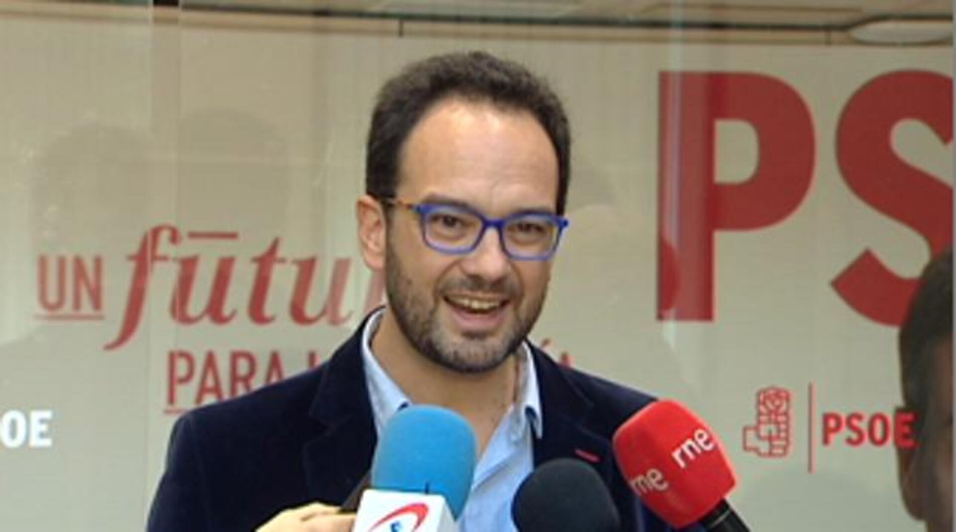 Antonio Hernando, portavoz del PSOE en el Congreso