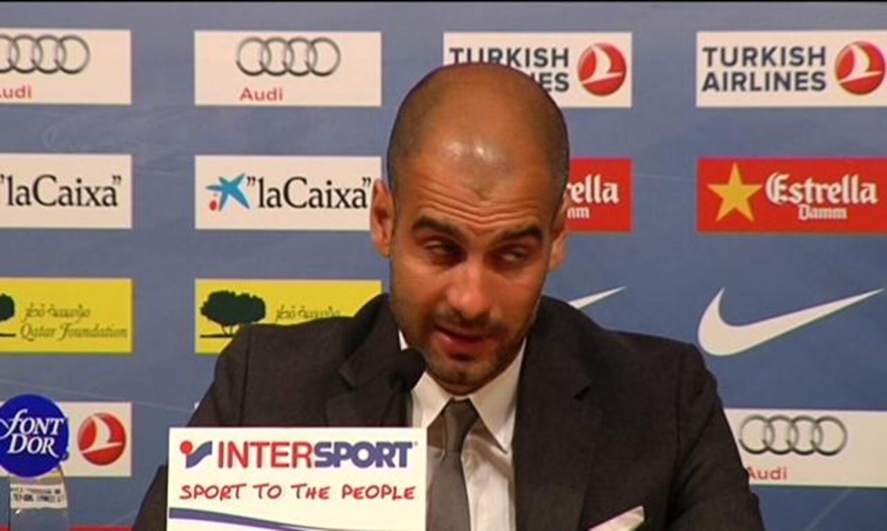 Guardiola: «Ganar en el Bernabéu sería un golpe decisivo a la Liga»