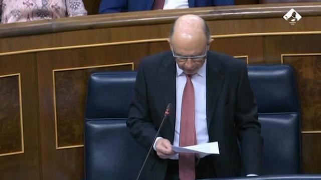 El ministro de Hacienda, Cristóbal Montoro