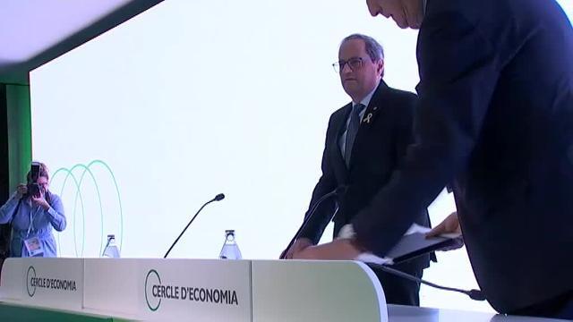 El Círculo de Economía advierte a Torra que empieza a notarse la pérdida de poder económico en Cataluña