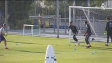 El Real Madrid completa el segundo entrenamiento de la semana