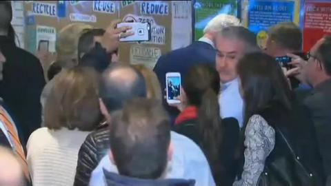 Hillary Clinton vota en Nueva York